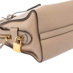 Pre Owned Prada Beige Saffiano Leather Medium Esplanade City Tote