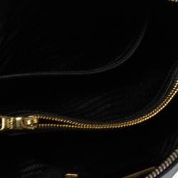 Pre Owned Prada Black Saffiano Lux Leather Small Promenade Crossbody Bag