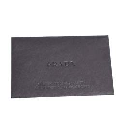 Pre Owned Prada Red Saffiano Lux Leather Wallet on Chain