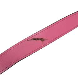 Pre Owned Prada Bicolor Leather Ribbon Flap Crossbody Bag