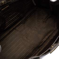 Pre Owned Prada Grey Saffiano Lux Leather Large Gardener's Tote