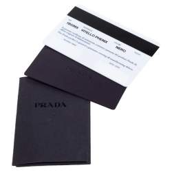 مملوكة مسبقًا Prada Black Vitello Phenix Leather Shopper Tote