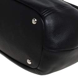 Pre Owned Prada Black Vitello Daino Leather Phenix Hobo