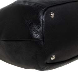 Pre Owned Prada Black Vitello Daino Leather Phenix Hobo