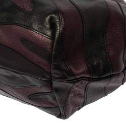 Pre Owned حقيبة برادا موردور جلد مكشكشة سوداء