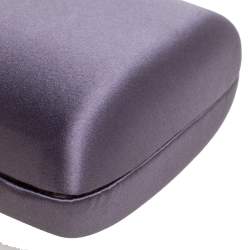 Pre Owned Prada Purple Satin Box Clutch