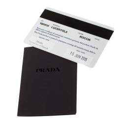 Pre Owned Prada Grey/Green Lucertola Lizard Flap Chain Shoulder Bag