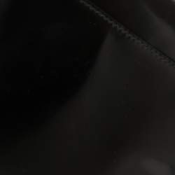 Pre Owned Prada Black Leather Vintage Flap Tote