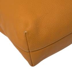 مملوكة مسبقًا Prada Tan Vitello Daino Leather Shopper Tote