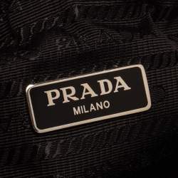 Pre Owned Prada Black Nylon Re-Edition 2006 Hobo