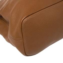 Pre Owned Prada Brown Diano Leather Hobo 