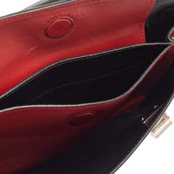 Pre Owned Prada Red Leather Double Shoulder Bag