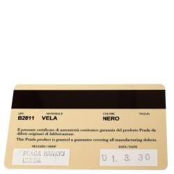 Pre Owned Prada Black Nylon Double Pocket Backpack