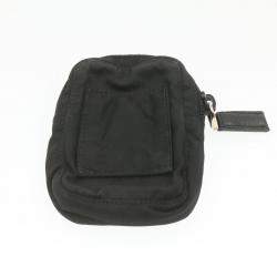 Pre Owned Prada Black Nylon Set of Three Waist Bag