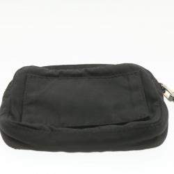 Pre Owned Prada Black Nylon Set of Three Waist Bag