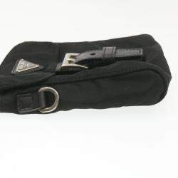 Pre Owned Prada Black Nylon Set of Three Waist Bag