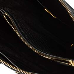 Prada Black Saffiano Leather Large Promenade Satchel