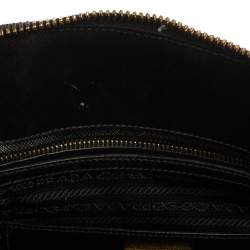 Prada Black Saffiano Leather Large Promenade Satchel
