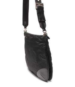 Prada Black Leather   Messengers