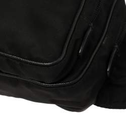 Pre Owned Prada Black Nylon Belt Bag