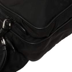 Pre Owned Prada Black Nylon Belt Bag