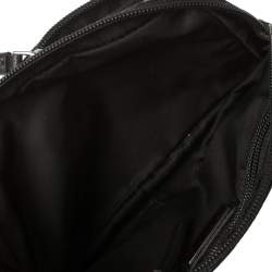 Pre Owned Prada Black Nylon Belt Bag