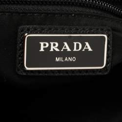 Pre Owned Prada Black Nylon Belt Bag