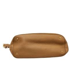 Pre Owned Prada Beige Vitello Daino Leather Hobo