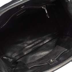 Pre Owned Prada Black Suede Twin Pocket Tote