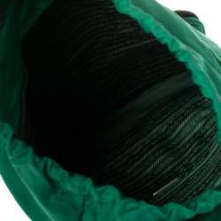 Pre Owned Prada Green Tessuto Nylon Zainetto Backpack