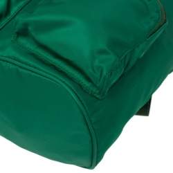 Pre Owned Prada Green Tessuto Nylon Zainetto Backpack