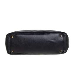 Pre Owned Prada Black Saffiano Lux Leather Large Galleria Tote