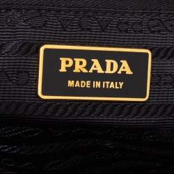 Pre Owned Prada Black Saffiano Lux Leather Large Galleria Tote