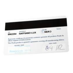 Pre Owned Prada Black Saffiano Lux Leather Tote