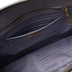 Pre Owned Prada Lavender Saffiano Lux Leather Large Galleria Tote