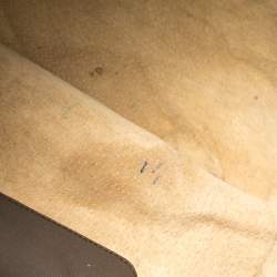 Pre Owned Prada Grey Leather Shopper Tote