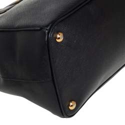 Pre Owned Prada Black Saffiano Lux Leather Large Galleria Tote