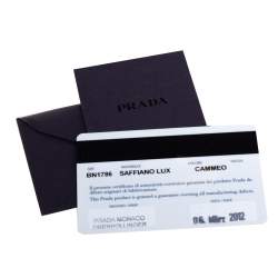 Pre Owned Prada Beige Saffiano Leather Medium Galleria Double Zip Tote