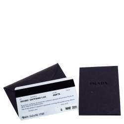 Pre Owned Prada Green Saffiano Lux Leather Executive Double Zip Tote