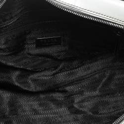 Pre Owned Prada Cream Patent Leather Satchel