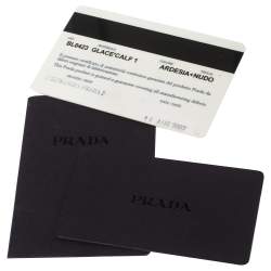 Pre Owned Prada Ombre Beige Glaze Leather Dome Satchel