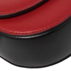 Prada Red/Black City Leather Sidonie Belt Bag
