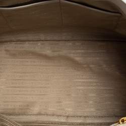 Pre Owned Prada Cream Saffiano Lux Leather Large Galleria Tote