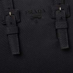 Pre Owned Prada Black Nylon Tote