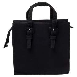 Pre Owned Prada Black Nylon Tote