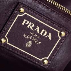 Pre Owned Prada Beige/Brown Python Inside Bag