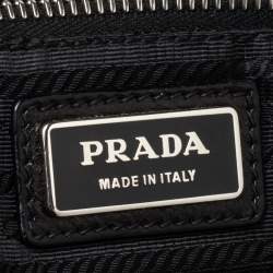 Pre Owned Prada Black Leather Dome Satchel