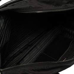 Pre Owned Prada Black Nylon and Leather Briefcase