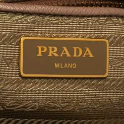 Pre Owned Prada  Cameo Saffiano Lux Leather Large Galleria Tote