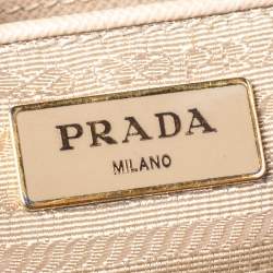 Pre Owned Prada Beige Saffiano Lux Leather Large Galleria Tote